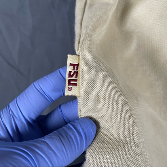 Vintage FSU Polo Shirt Men's XL Nike Yellow Red Florida State Seminoles NCAA - Picture 4 of 8